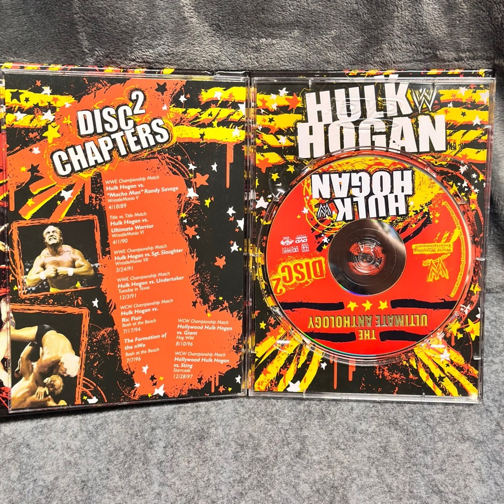 WWE Hulk Hogan The Ultimate Anthology 3-Disc DVD Box Set Wrestling 2006 - Picture 5 of 11